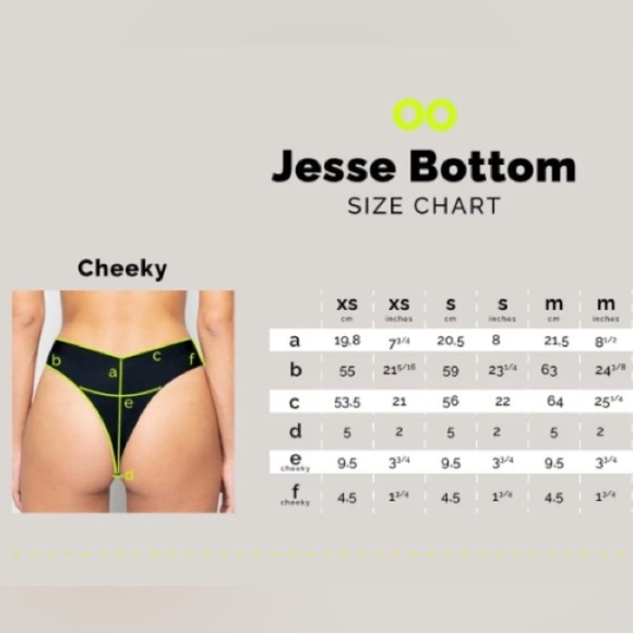 ONEONE Swimwear Jesse Swim Cheeky Bikini Bottom in Nassau Colorblock Black XS - Picture 12 of 13